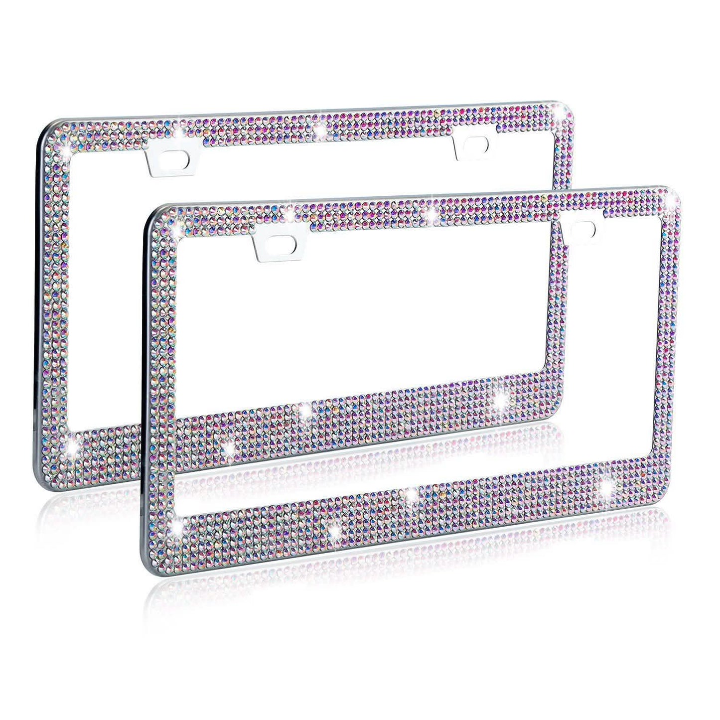 2-Piece: Bling License Plate Frames DailySale