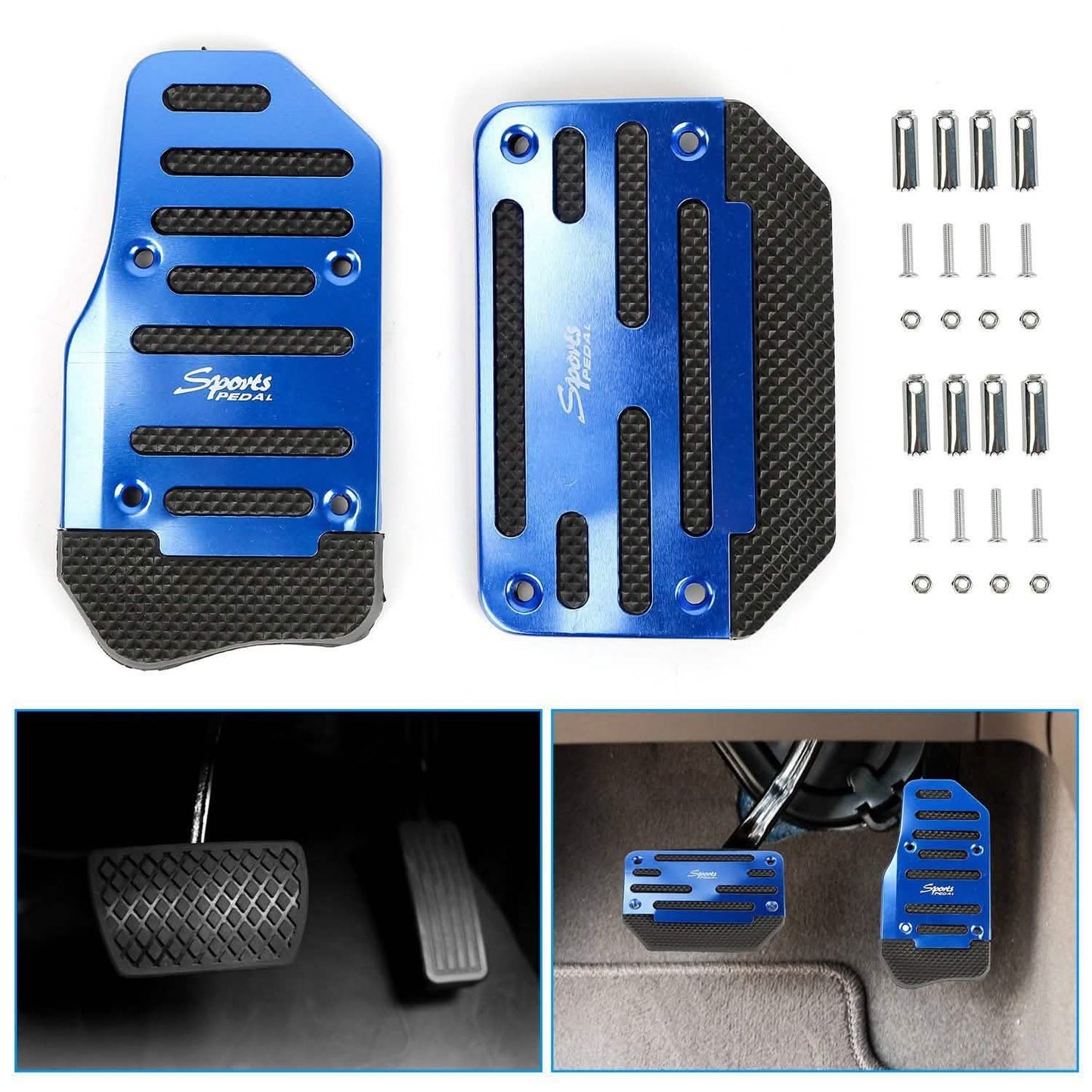 2-Piece: Car Brake Pedal Cover DailySale