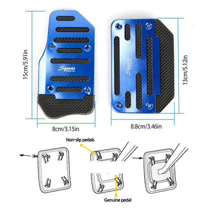 2-Piece: Car Brake Pedal Cover DailySale