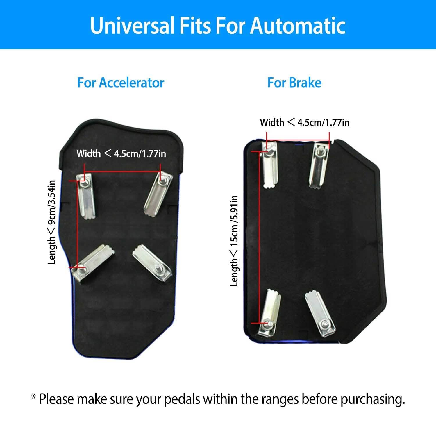 2-Piece: Car Brake Pedal Cover DailySale