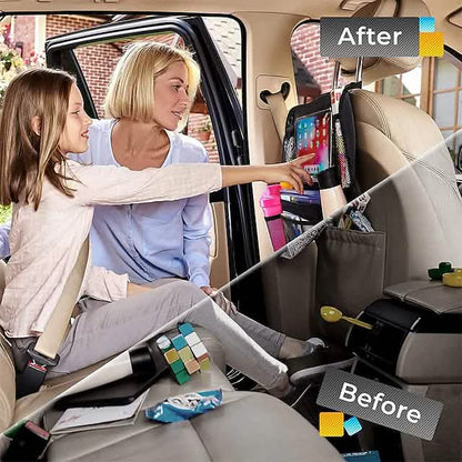2-Piece: Car Rear Seat Organizer Storage Bag DailySale