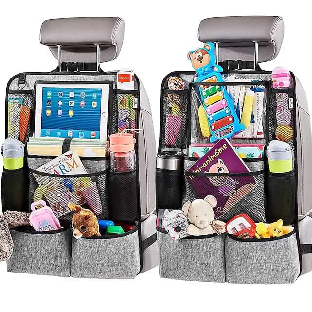 2-Piece: Car Rear Seat Organizer Storage Bag DailySale