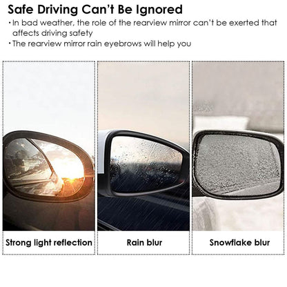 2-Piece: Car Side Mirror Rain Guard DailySale