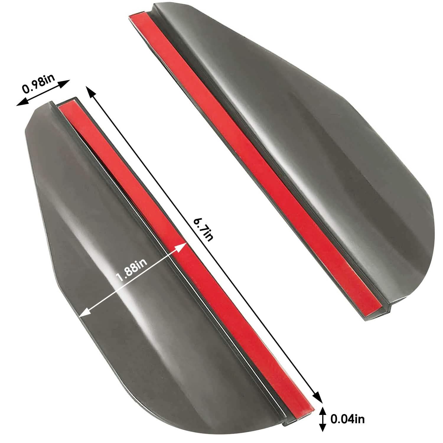 2-Piece: Car Side Mirror Rain Guard DailySale