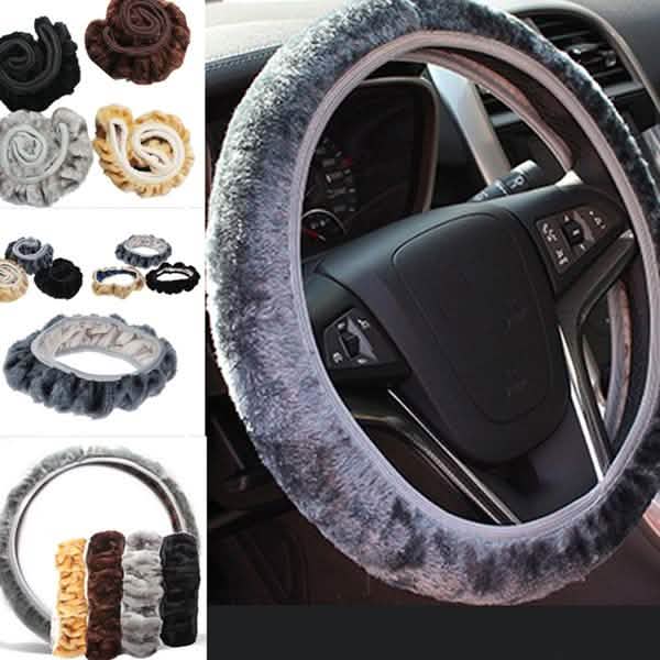 2-Piece: Car Steering Wheel Cover DailySale