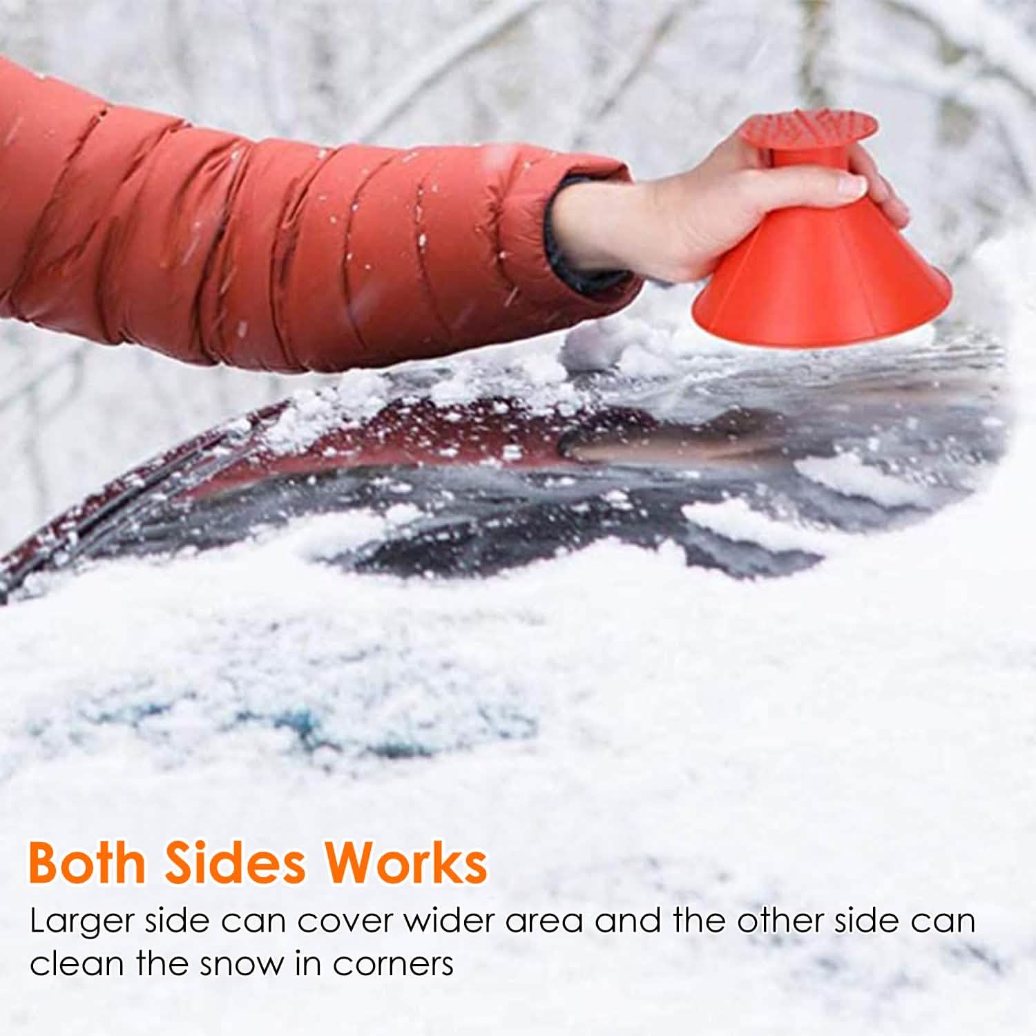 2-Piece: Car Windshield Ice Snow Scrapers DailySale