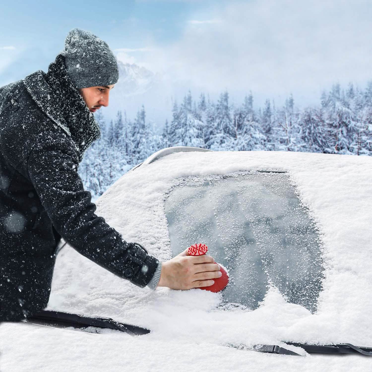 2-Piece: Car Windshield Ice Snow Scrapers DailySale