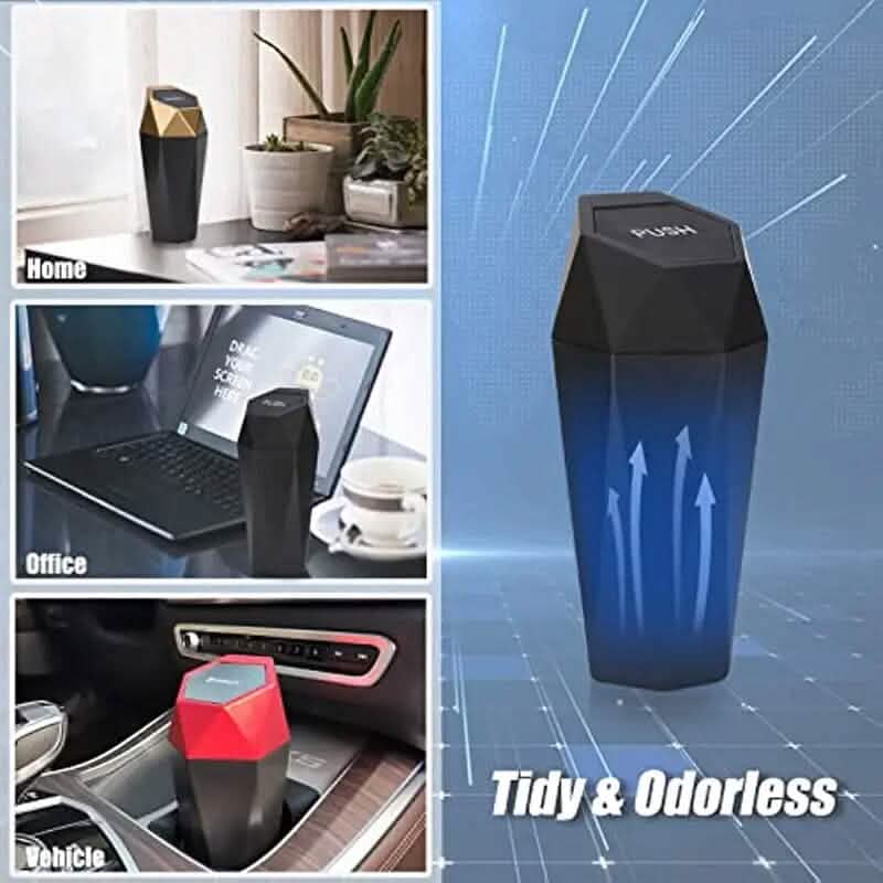 2-Piece: Compact Car Mini Trash Can DailySale