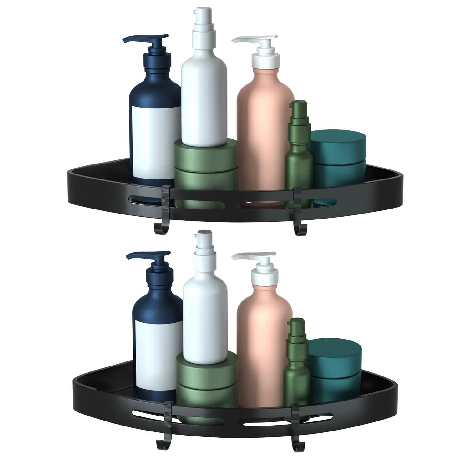 2-Piece: Corner Shower Caddy Shelf DailySale