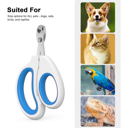 2-Piece: Easy-Grip Stainless Steel Cat Nail Clippers DailySale