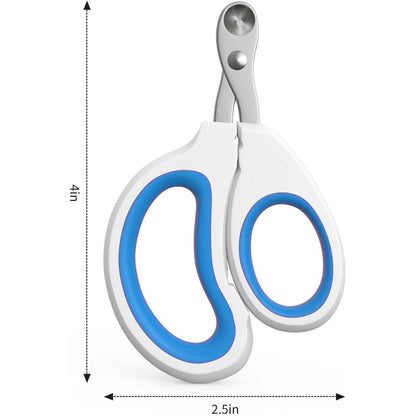 2-Piece: Easy-Grip Stainless Steel Cat Nail Clippers DailySale