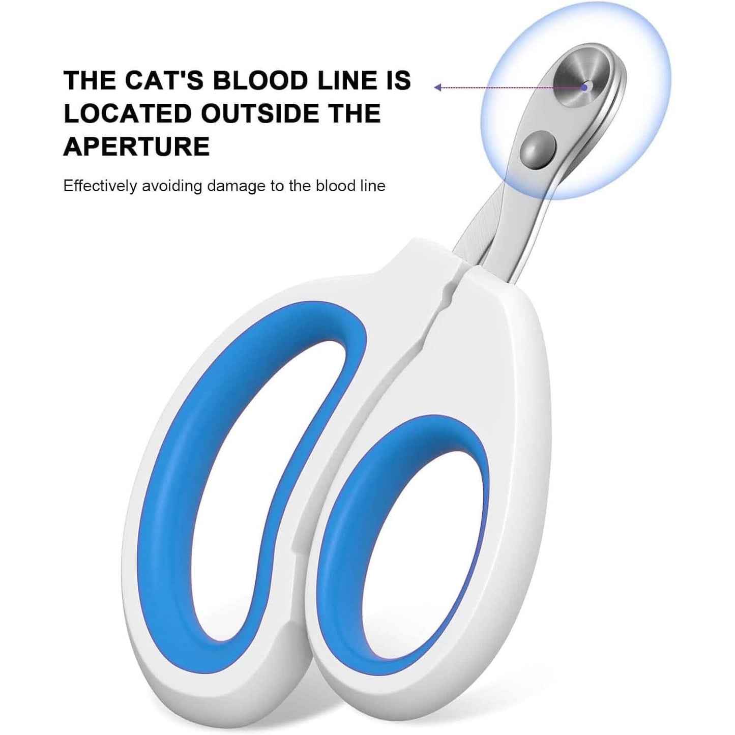 2-Piece: Easy-Grip Stainless Steel Cat Nail Clippers DailySale
