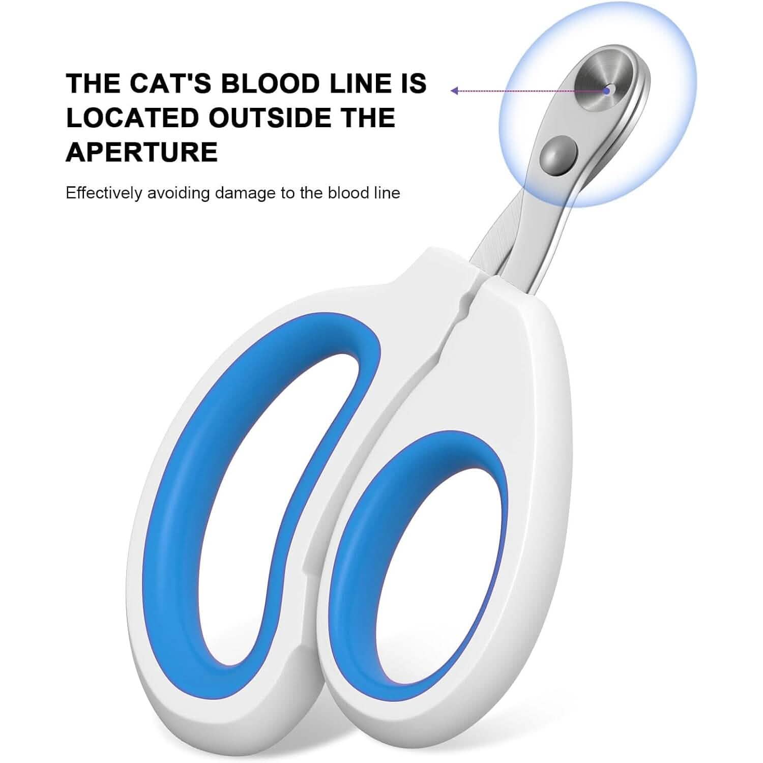 2-Piece: Easy-Grip Stainless Steel Cat Nail Clippers DailySale