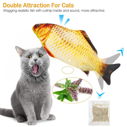 2-Piece: Electric Moving Fish Cat Toy DailySale