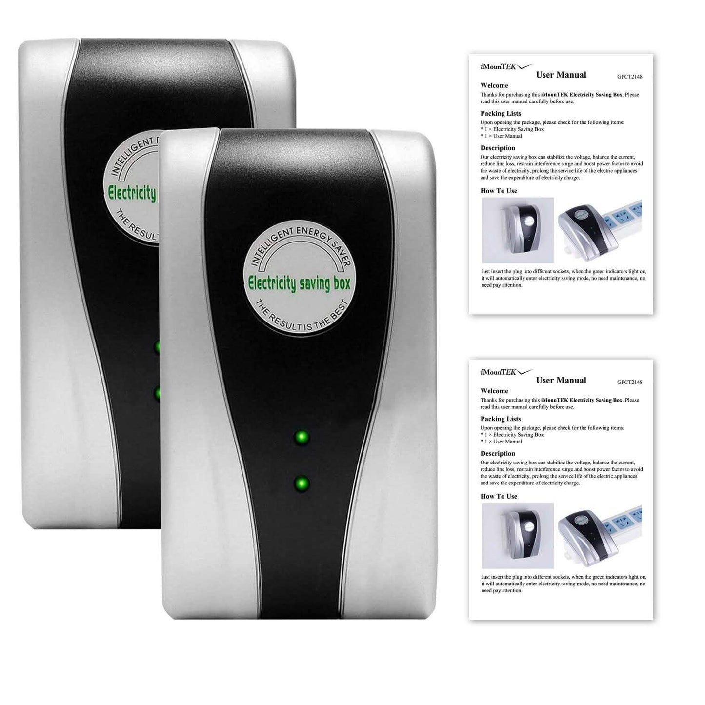 2-Piece: Electricity Saving Box DailySale