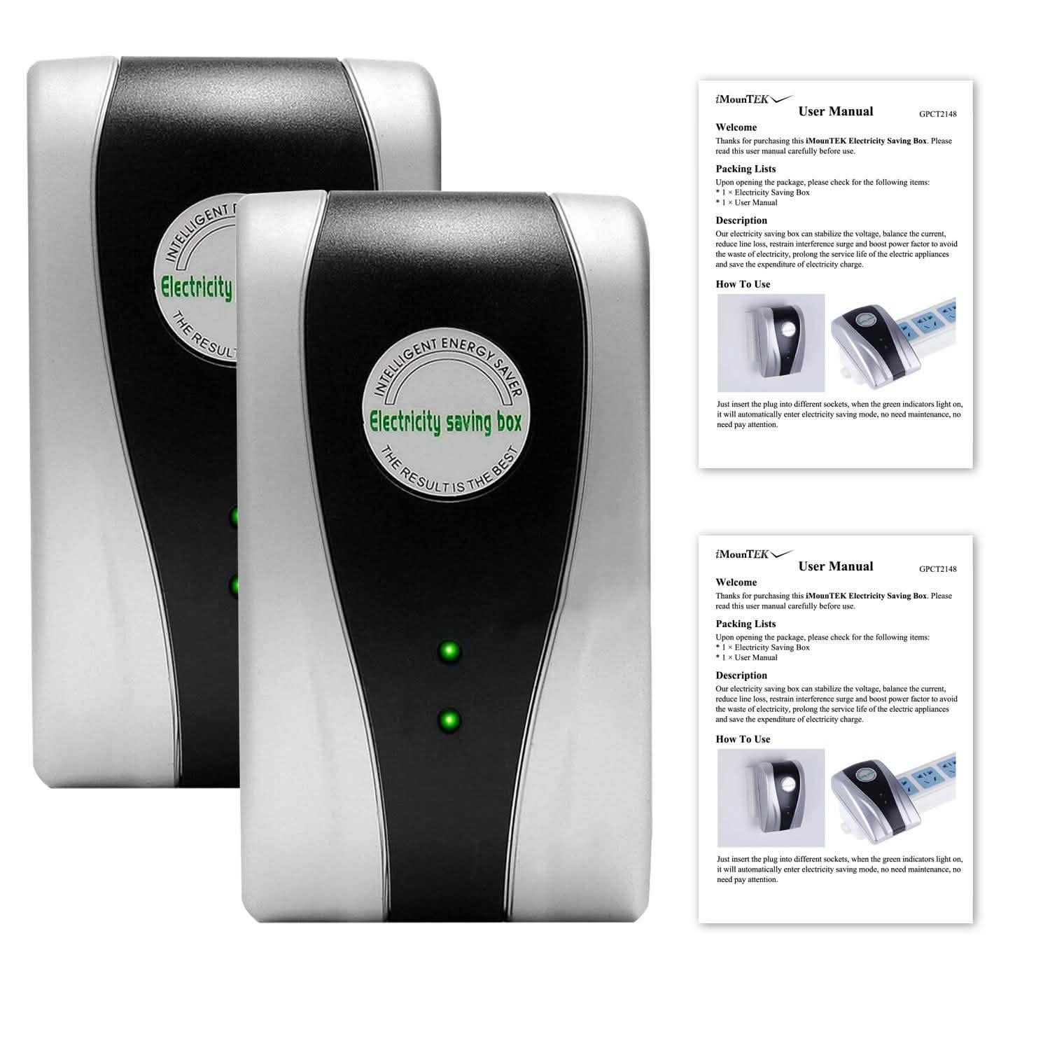 2-Piece: Electricity Saving Box DailySale