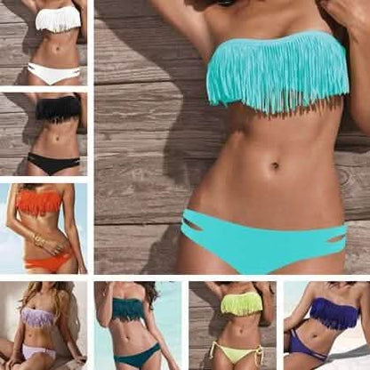 2-Piece: Fashion Fringe Bikini Swimwear DailySale