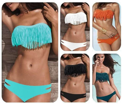 2-Piece: Fashion Fringe Bikini Swimwear DailySale