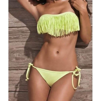 2-Piece: Fashion Fringe Bikini Swimwear DailySale