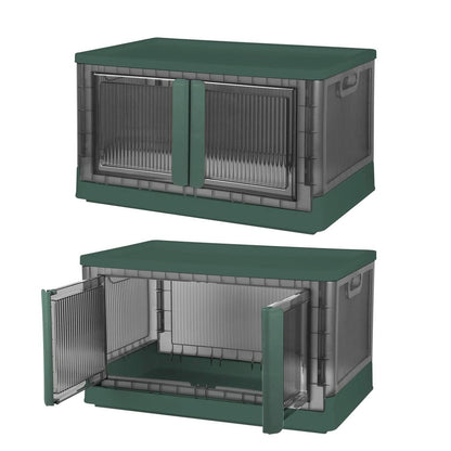 2-Piece: Foldable Stackable Storage Bins with Lid DailySale
