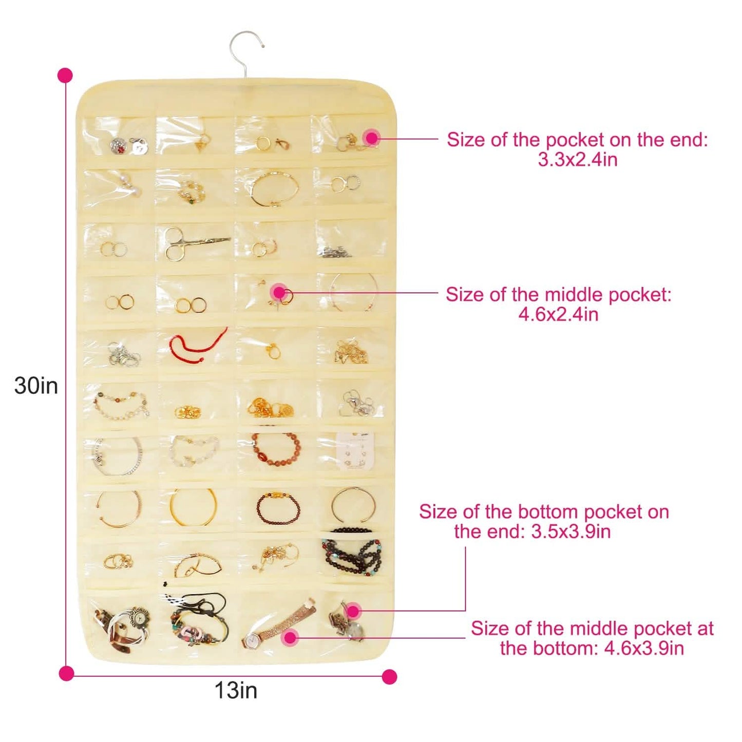 2-Piece: Hanging Jewelry Organizer DailySale