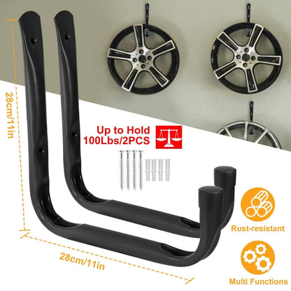 2-Piece: Heavy Duty Garage Storage Hooks Hanger DailySale