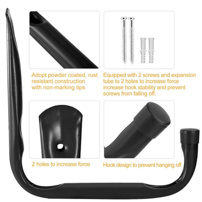 2-Piece: Heavy Duty Garage Storage Hooks Hanger DailySale