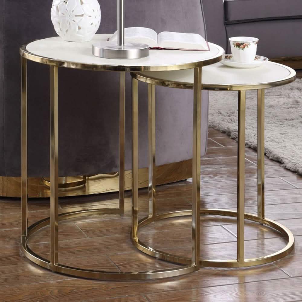 2-Piece: Iconic Home Tuscany Nesting Table DailySale