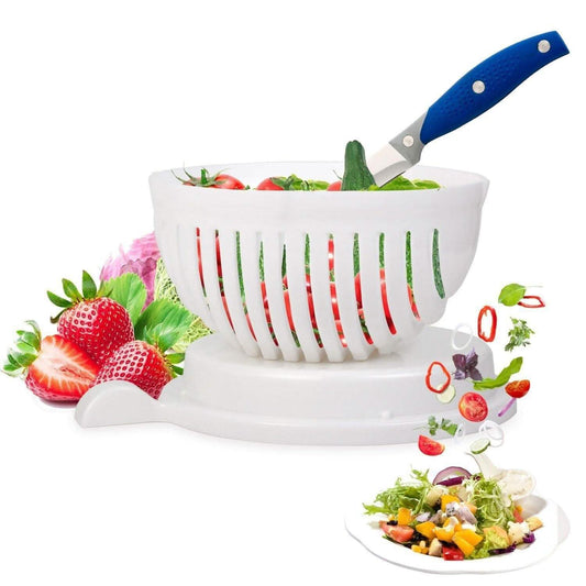 2-Piece: Instant Salad-Cutter Bowl Set DailySale