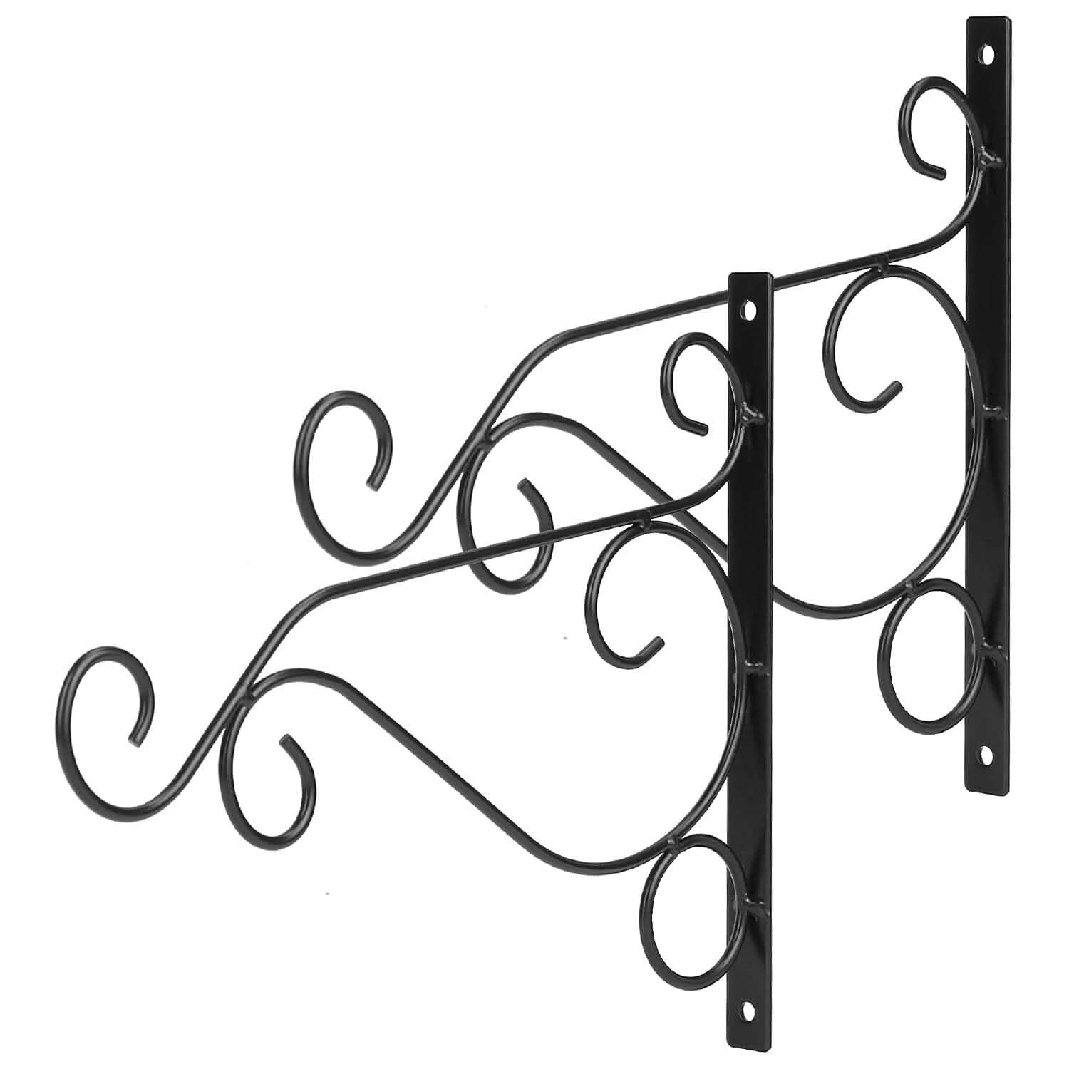 2-Piece: Iron Plant Hanging Bracket Plant Hanger Wall Hooks DailySale
