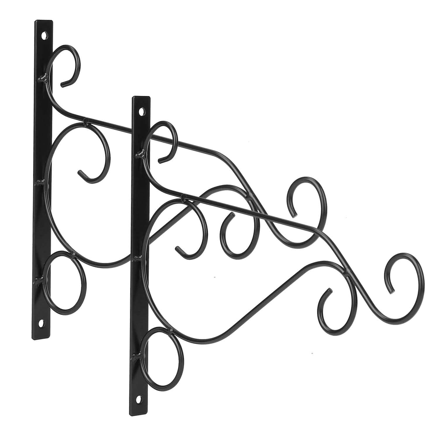 2-Piece: Iron Plant Hanging Bracket Plant Hanger Wall Hooks DailySale
