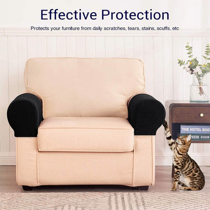 2-Piece: Jacquard Sofa Armrest Slipcover DailySale