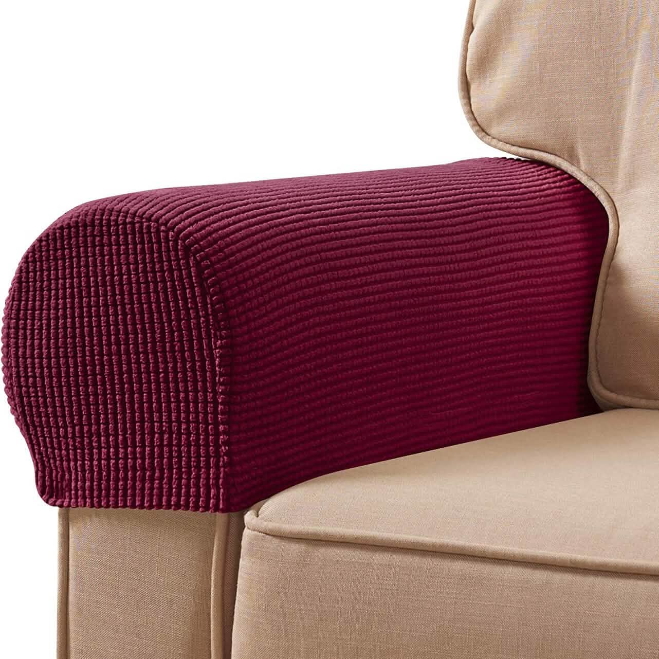 2-Piece: Jacquard Sofa Armrest Slipcover DailySale