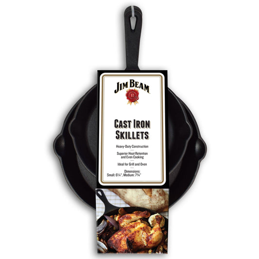 2-Piece: Jim Beam Cast Iron Skillets DailySale