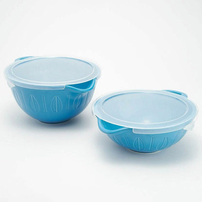 2-Piece: Mad Hungry Lip'n'Loop Mixing Bowl with Lids DailySale