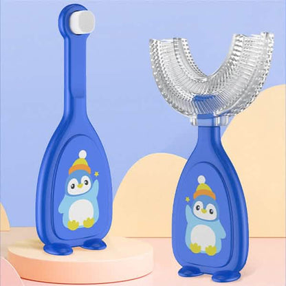 2-Piece: Manual Children's U-Shaped Toothbrush DailySale