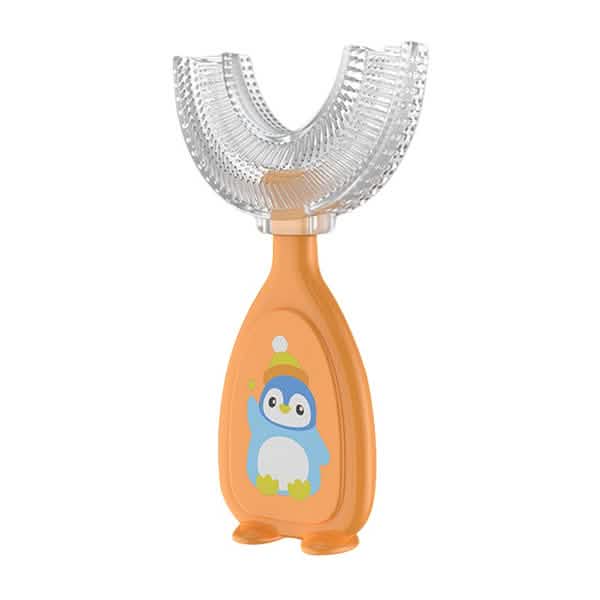 2-Piece: Manual Children's U-Shaped Toothbrush DailySale