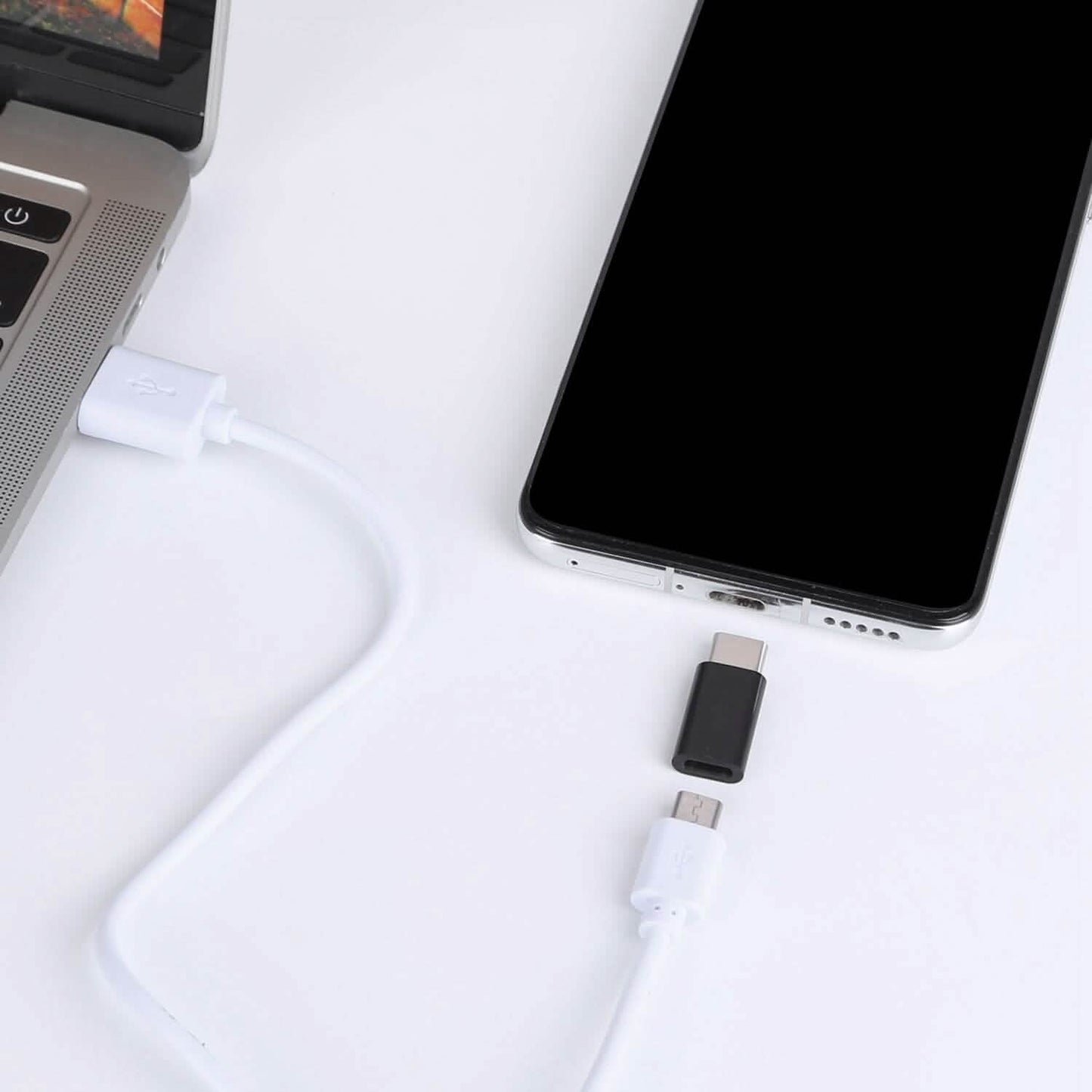 2-Piece: Micro USB To Type C Adapter DailySale