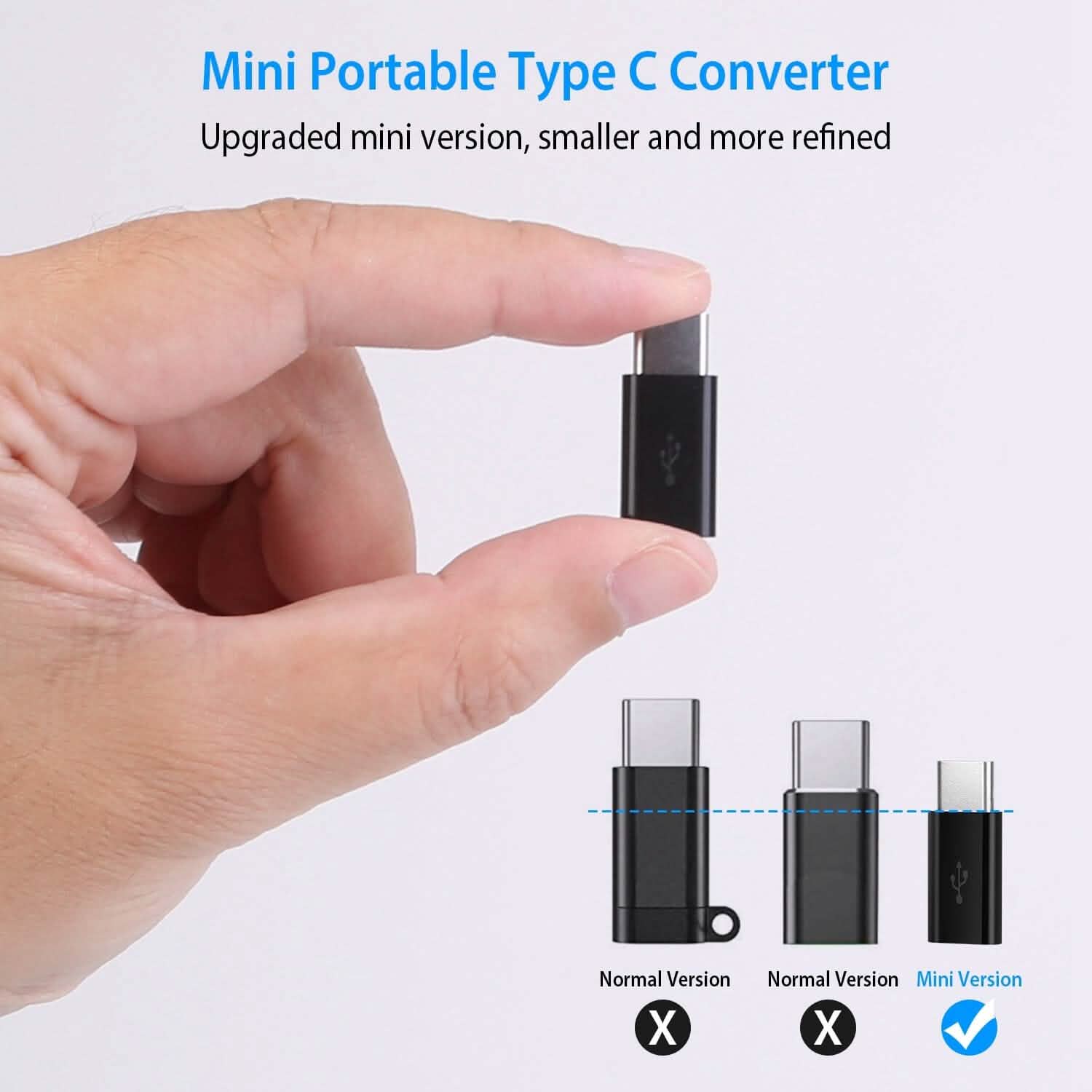 2-Piece: Micro USB To Type C Adapter DailySale