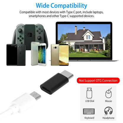 2-Piece: Micro USB To Type C Adapter DailySale