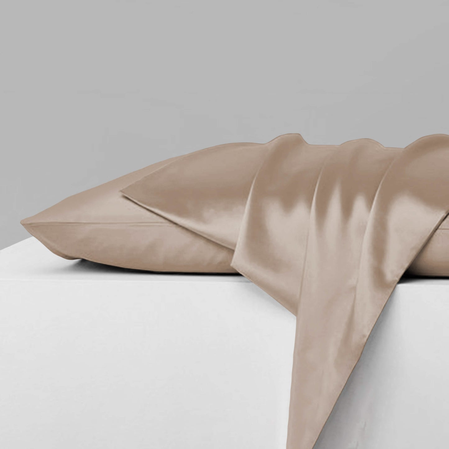 2-Piece: Mulberry Silky Satin Pillowcases Set DailySale