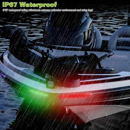 2-Piece: Navigation Marine Boat Strip 9 LED Lights DailySale