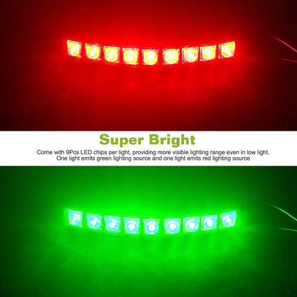 2-Piece: Navigation Marine Boat Strip 9 LED Lights DailySale