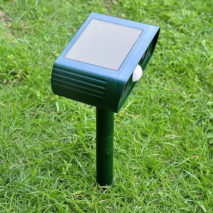 2-Piece: Outdoor Solar Ultrasonic Pest Repeller DailySale