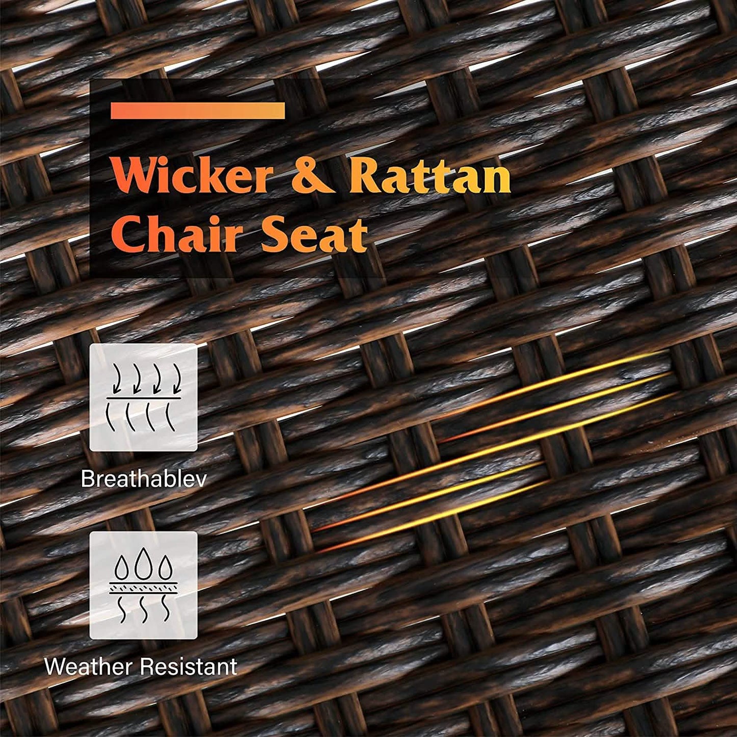 2-Piece: Outdoor Swivel Rattan Dining Chair Set DailySale