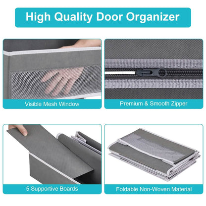 2-Piece: Over the Door Organizer 6-Tier Hanging Basket DailySale