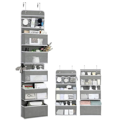 2-Piece: Over the Door Organizer 6-Tier Hanging Basket DailySale
