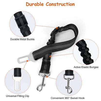 2-Piece: Pet Car Safety Seatbelt DailySale