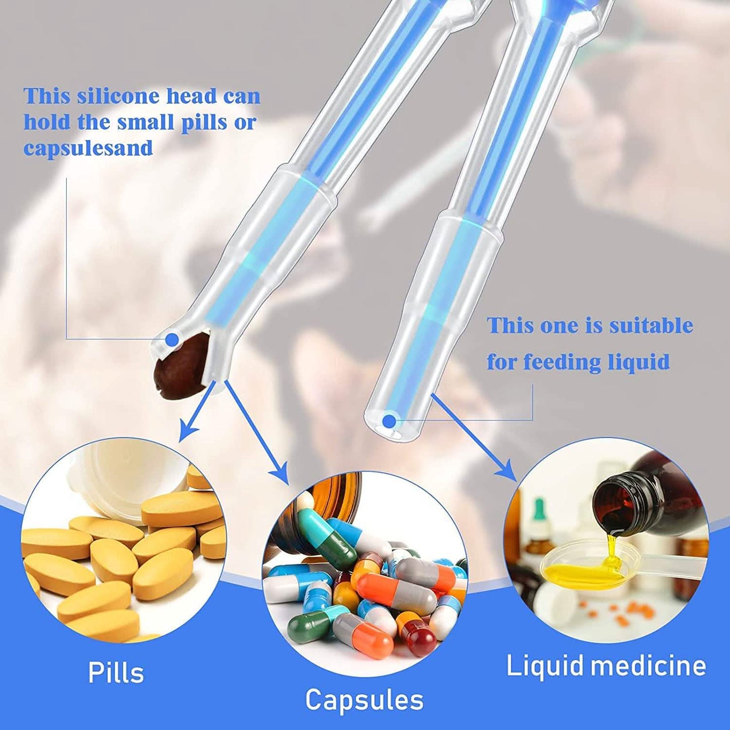 2-Piece: Pet Tablet Syringe Pusher DailySale