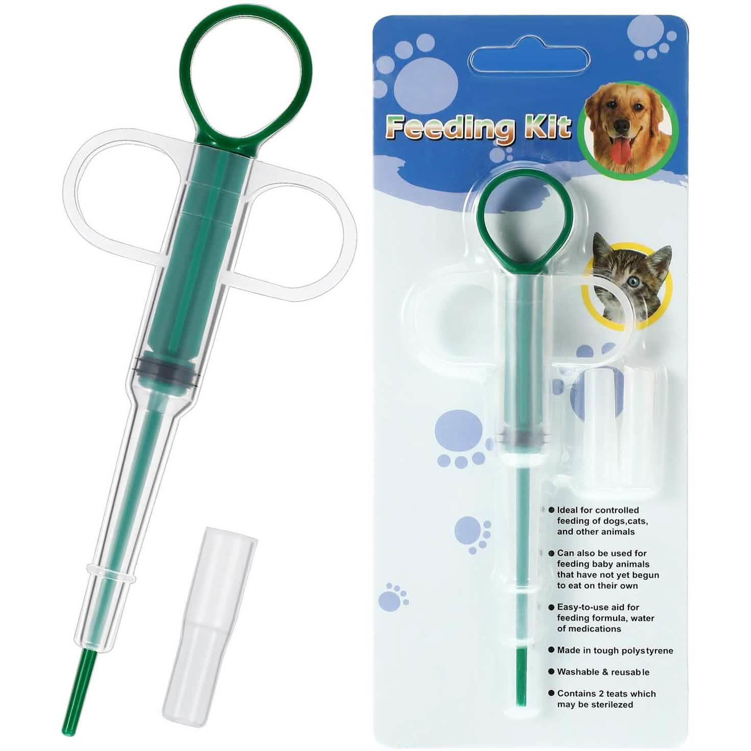 2-Piece: Pet Tablet Syringe Pusher DailySale